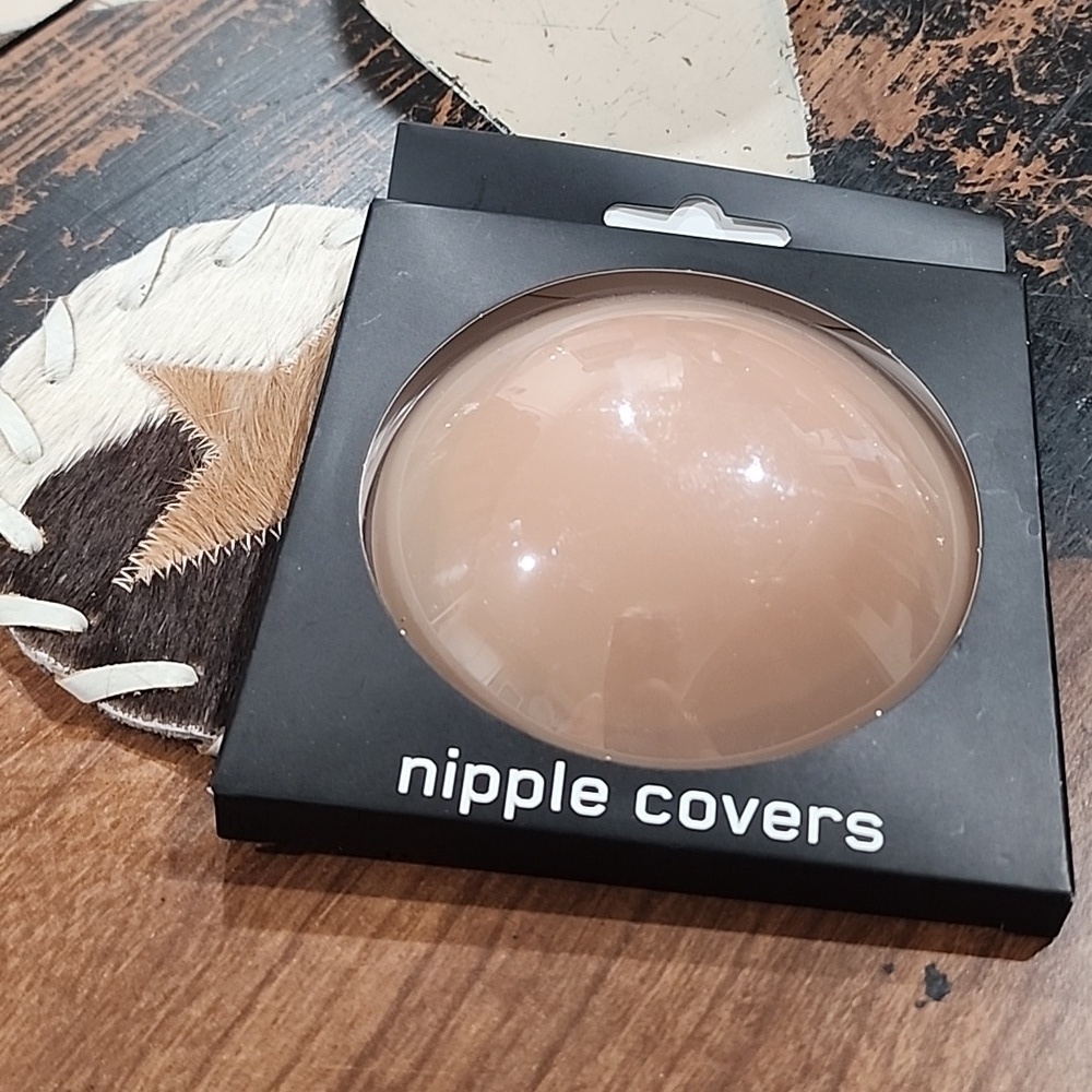 Silicone Nipple Covers Adhesive Reusable And New! One Size